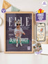 Baby Style Magazine Poster or Canvas – Custom Photo & Text – Luxury Baby Wall Art